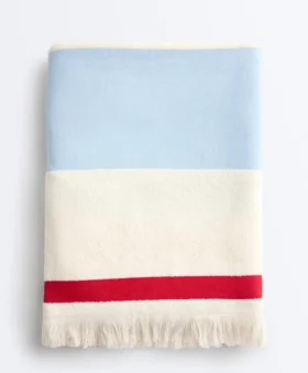 Serviette rayée 100 % coton Serviette rayée 100 % coton