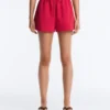Shorts en coton piqué