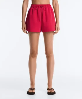 Shorts en coton piqué