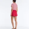 Shorts en coton piqué