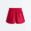 Shorts en coton piqué