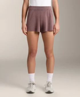 Shorts en maille délavée