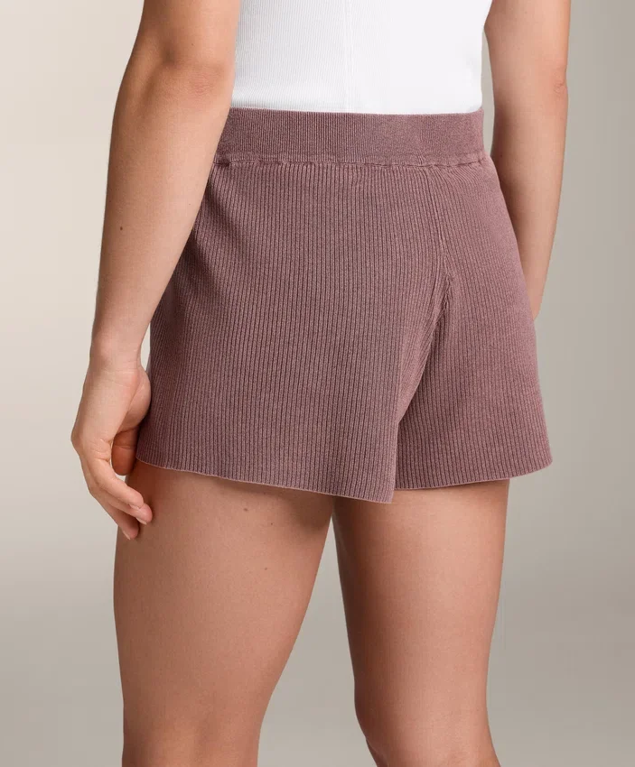 Shorts en maille délavée Shorts en maille délavée