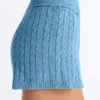 Shorts en maille torsadée délavée