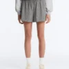 Shorts en mélange de lyocell à carreaux vichy Shorts en mélange de lyocell à carreaux vichy