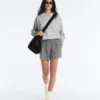 Shorts en mélange de lyocell à carreaux vichy Shorts en mélange de lyocell à carreaux vichy