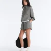 Shorts en mélange de lyocell à carreaux vichy Shorts en mélange de lyocell à carreaux vichy
