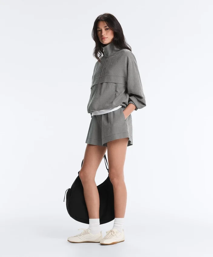 Shorts en mélange de lyocell à carreaux vichy Shorts en mélange de lyocell à carreaux vichy