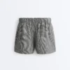 Shorts en mélange de lyocell à carreaux vichy Shorts en mélange de lyocell à carreaux vichy