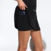 Shorts à taille haute double épaisseur