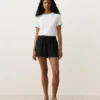 Shorts taille moyenne 100 % lin Shorts taille moyenne 100 % lin