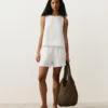 Shorts taille moyenne 100 % lin Shorts taille moyenne 100 % lin