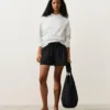 Shorts taille moyenne 100 % lin Shorts taille moyenne 100 % lin