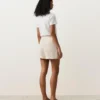 Shorts taille moyenne 100 % lin Shorts taille moyenne 100 % lin