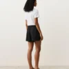 Shorts taille moyenne 100 % lin Shorts taille moyenne 100 % lin