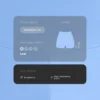 Shorty taille haute Comfortlux de 10 cm