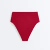 Slip culotte taille haute en tissu gaufré