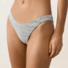 Slip culotte U à couverture moyenne en jacquard à pois