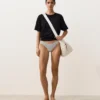 Slip culotte U à couverture moyenne en jacquard à pois