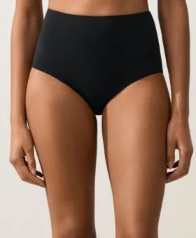Slip de bikini taille haute sculptant