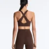 Soutien-gorge croisé dans le dos, maintien moyen et toucher léger Soutien-gorge croisé dans le dos, maintien moyen et toucher léger