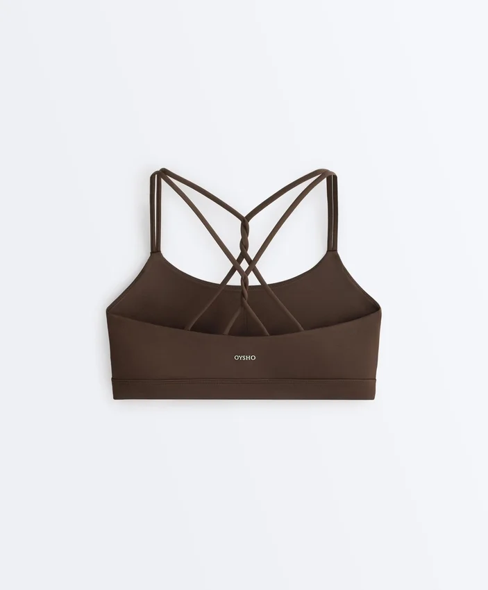 Soutien-gorge de sport Comfortlux à maintien léger avec bretelles croisées Soutien-gorge de sport Comfortlux à maintien léger avec bretelles croisées