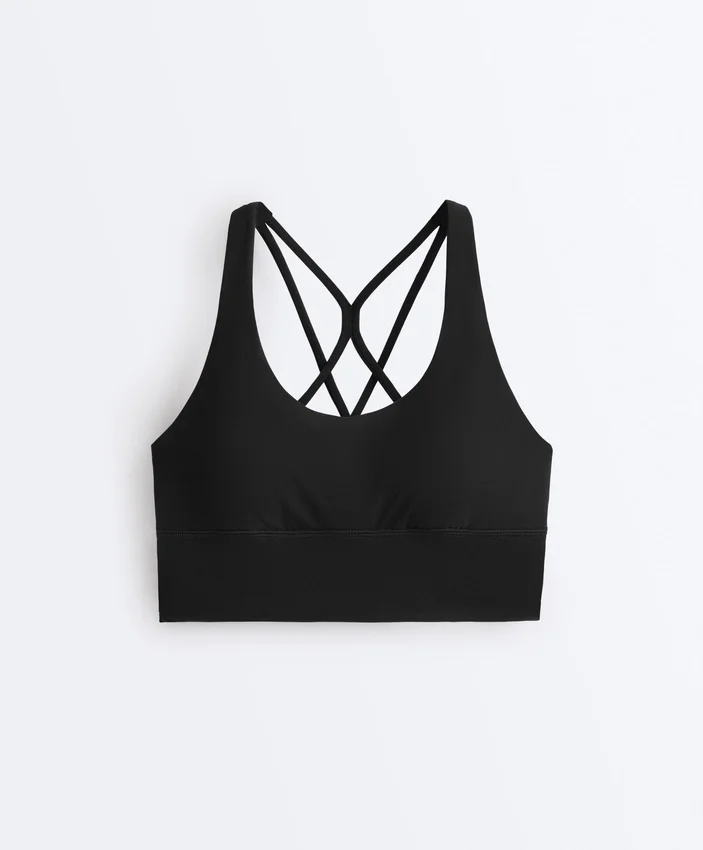 Soutien-gorge de sport Comfortlux à maintien moyen avec bonnets Soutien-gorge de sport Comfortlux à maintien moyen avec bonnets