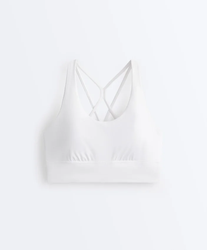 Soutien-gorge de sport Comfortlux à maintien moyen avec bonnets Soutien-gorge de sport Comfortlux à maintien moyen avec bonnets