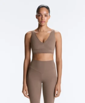 Soutien-gorge de sport Comfortlux à maintien moyen avec ourlet ajouré