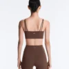 Soutien-gorge de sport Comfortlux à soutien moyen et plissé Soutien-gorge de sport Comfortlux à soutien moyen et plissé