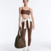 Soutien-gorge de sport Comfortlux à soutien moyen et plissé Soutien-gorge de sport Comfortlux à soutien moyen et plissé