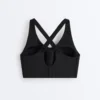 Soutien-gorge de sport compressif à dos croisé offrant un maintien ferme Soutien-gorge de sport compressif à dos croisé offrant un maintien ferme
