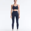 Soutien-gorge de sport compressif à maintien moyen avec bonnets en caoutchouc Soutien-gorge de sport compressif à maintien moyen avec bonnets en caoutchouc