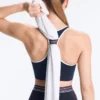 Soutien-gorge de sport compressif à maintien moyen avec bonnets en caoutchouc Soutien-gorge de sport compressif à maintien moyen avec bonnets en caoutchouc