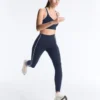 Soutien-gorge de sport compressif à maintien moyen avec bonnets en caoutchouc Soutien-gorge de sport compressif à maintien moyen avec bonnets en caoutchouc