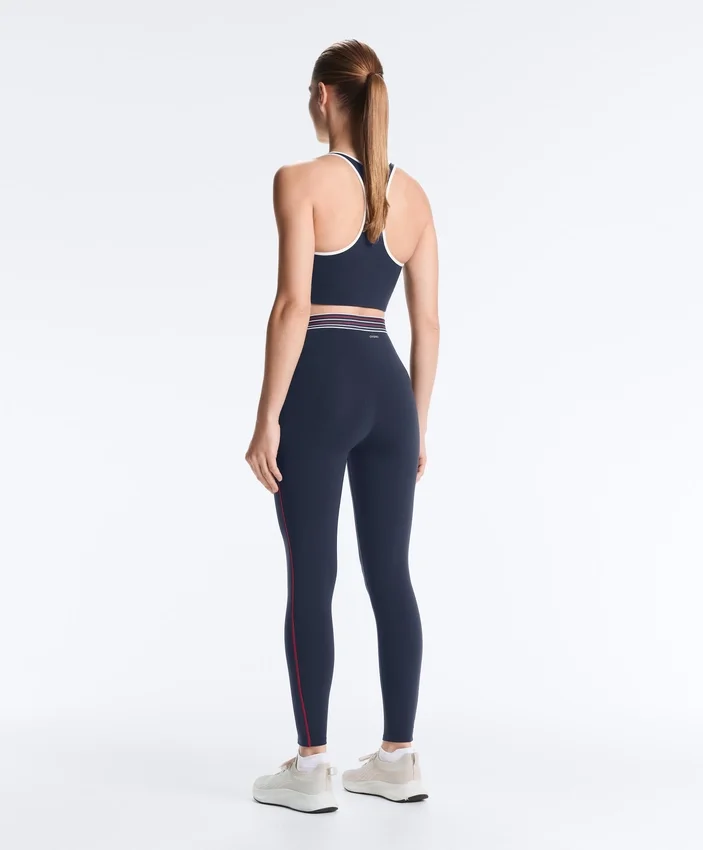 Soutien-gorge de sport compressif à maintien moyen avec bonnets en caoutchouc Soutien-gorge de sport compressif à maintien moyen avec bonnets en caoutchouc