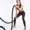 Soutien-gorge de sport compressif à maintien moyen et motif ondulé Soutien-gorge de sport compressif à maintien moyen et motif ondulé