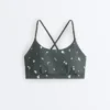Soutien-gorge de sport Evermove à maintien léger et imprimé floral Soutien-gorge de sport Evermove à maintien léger et imprimé floral