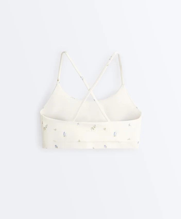Soutien-gorge de sport Evermove à maintien léger et imprimé floral Soutien-gorge de sport Evermove à maintien léger et imprimé floral