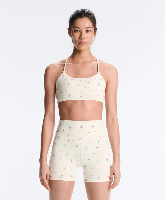 Soutien-gorge de sport Evermove à maintien léger et imprimé floral Soutien-gorge de sport Evermove à maintien léger et imprimé floral