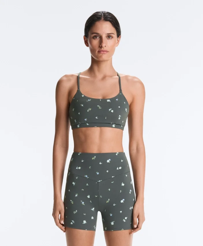 Soutien-gorge de sport Evermove à maintien léger et imprimé floral Soutien-gorge de sport Evermove à maintien léger et imprimé floral
