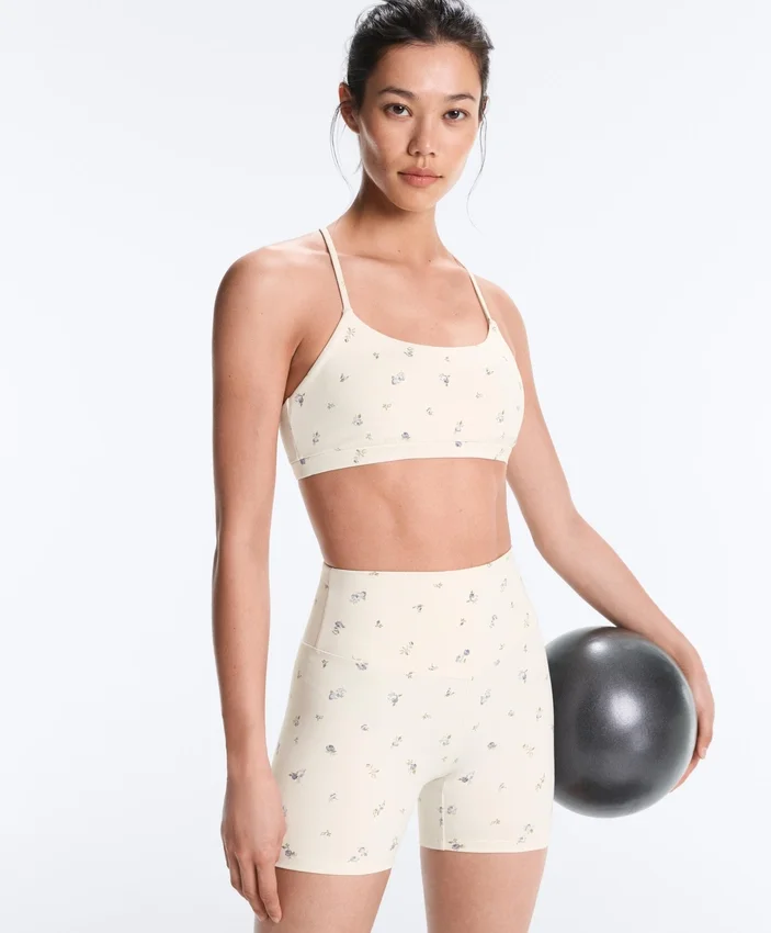 Soutien-gorge de sport Evermove à maintien léger et imprimé floral Soutien-gorge de sport Evermove à maintien léger et imprimé floral