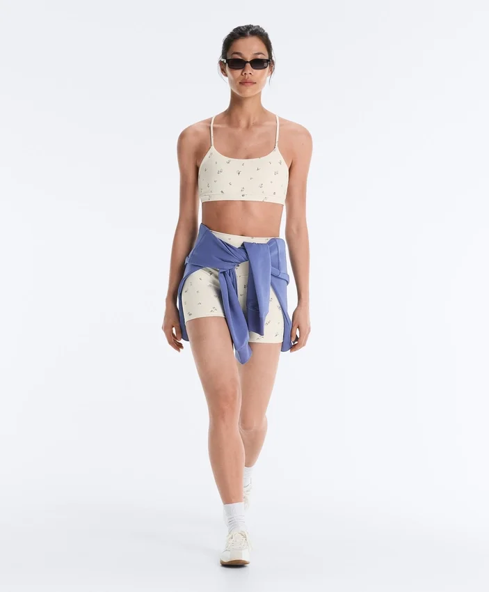 Soutien-gorge de sport Evermove à maintien léger et imprimé floral Soutien-gorge de sport Evermove à maintien léger et imprimé floral