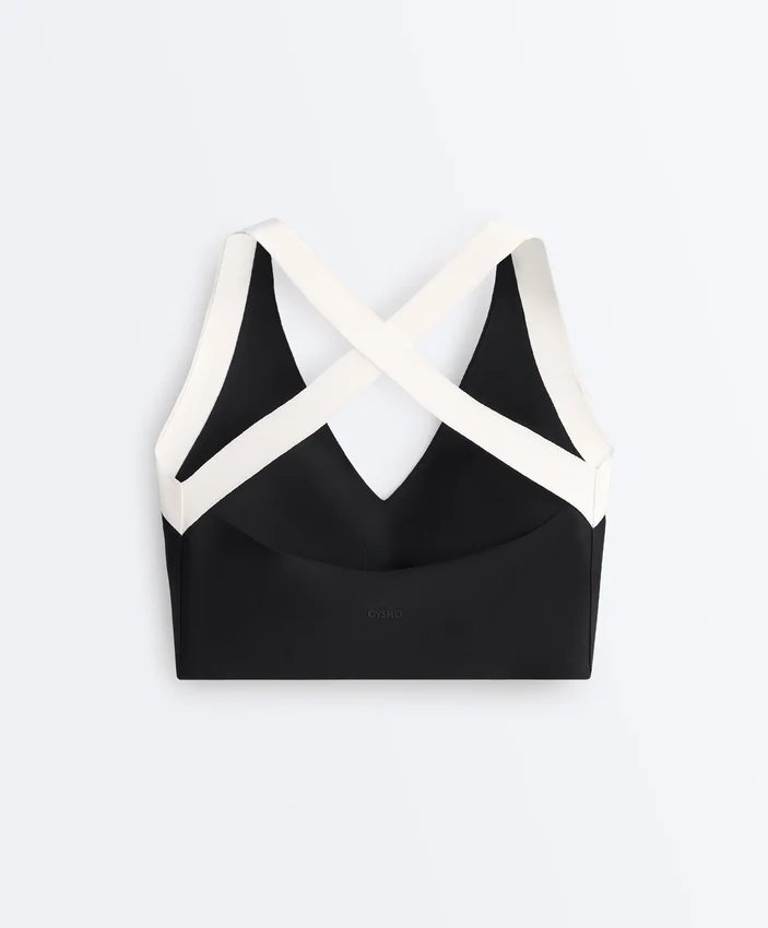 Soutien-gorge de sport Perfect-Adapt à maintien moyen et contrasté Soutien-gorge de sport Perfect-Adapt à maintien moyen et contrasté