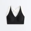 Soutien-gorge de sport Perfect-Adapt à maintien moyen et contrasté Soutien-gorge de sport Perfect-Adapt à maintien moyen et contrasté