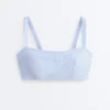 Soutien-gorge de sport à rayures droites et maintien moyen Soutien-gorge de sport à rayures droites et maintien moyen