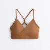 Soutien-gorge de sport tressé Comfortlux à maintien moyen Soutien-gorge de sport tressé Comfortlux à maintien moyen