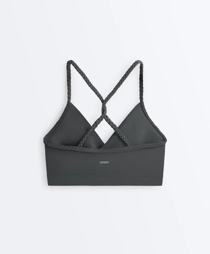Soutien-gorge de sport tressé Comfortlux à maintien moyen Soutien-gorge de sport tressé Comfortlux à maintien moyen