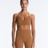 Soutien-gorge de sport tressé Comfortlux à maintien moyen Soutien-gorge de sport tressé Comfortlux à maintien moyen