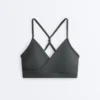 Soutien-gorge de sport tressé Comfortlux à maintien moyen Soutien-gorge de sport tressé Comfortlux à maintien moyen